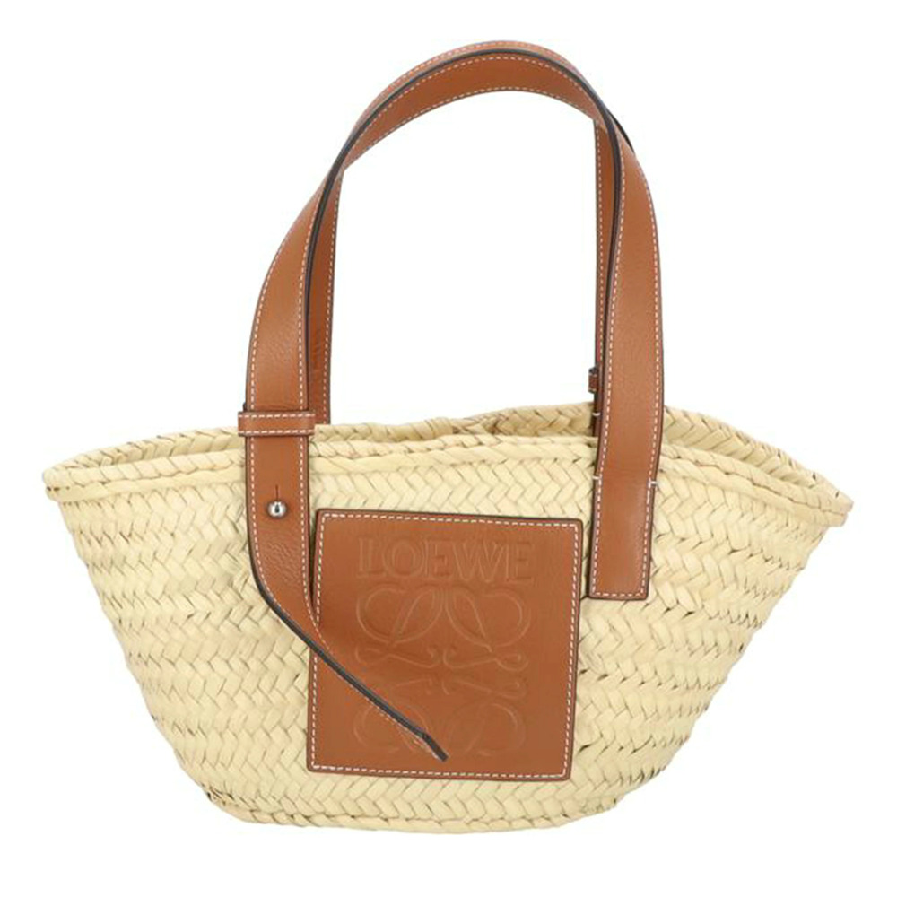 Loewe Basket Top Handle Bag Leather Tan